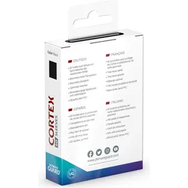 Ultimate Guard Cortex Sleeves Japanische Größe Schwarz (60) (62x89mm)