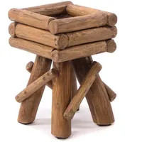 DESIGN DELIGHTS Blumenständer Twist 20 x 30 cm Beige