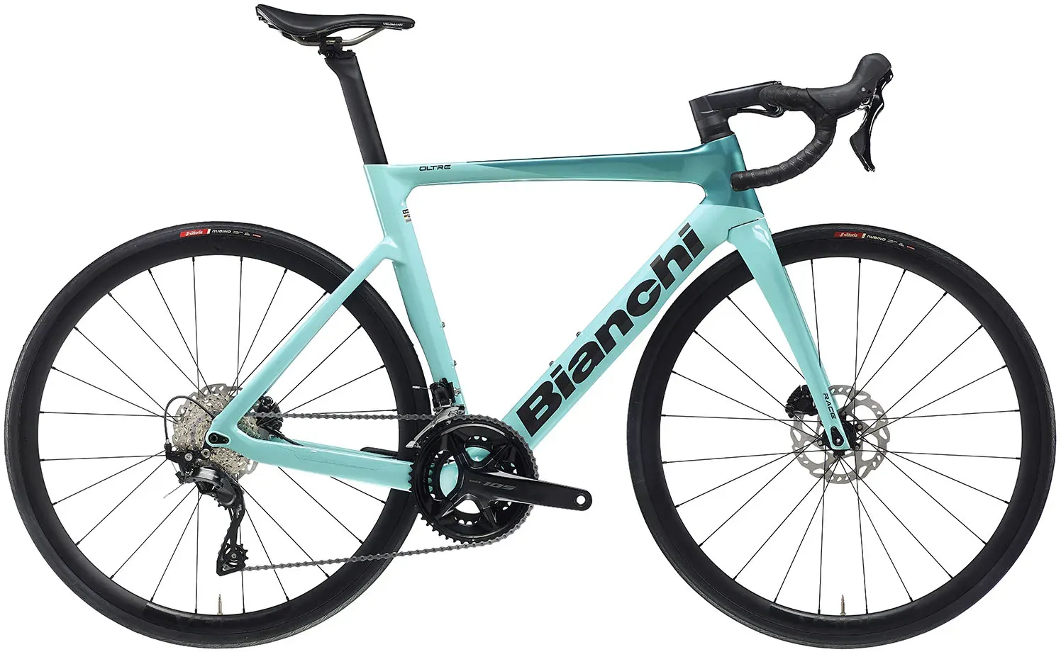 Bianchi Oltre Race 105 12S 50-34 - Metallic Celeste - Hochglanz