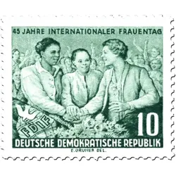Briefmarken Internationaler Frauentag 1955, Michel-Nr. 450-451, postfrisch
