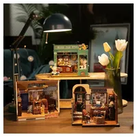ROBOTIME DG155 DIY-Miniatur-Haus/Bücherecke DIY-Miniaturhaus