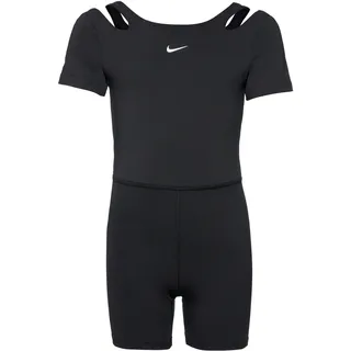 Nike One Bodysuit Mädchen in black-white, Größe 140/146 - schwarz