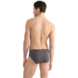 SLOGGI Start Midi C2P Boxerslips Grau / Schwarz XL 2er Pack