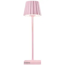 SOMPEX Dekoleuchte Aluminium 21,0 cm Akku dimmbar pink