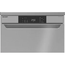 Sharp QW-NA1CF47DS Stand-Geschirrspüler (freistehend, 598 mm, Silber)