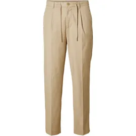 Selected HOMME Chinohose »SLH190-REG TAPERED LEROY PLEAT PANT NOOS« SELECTED HOMME Sky Captain