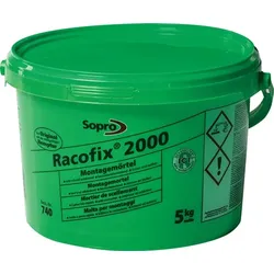 SOPRO Montagemörtel Racofix 2000 1:3 Raumteile (Wasser/Mörtel) 5kg Eimer - 74043