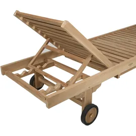 Garden Pleasure Solo Sonnenliege 200 x 77 x 97 cm natur