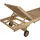 Garden Pleasure Solo Sonnenliege 200 x 77 x 97 cm natur
