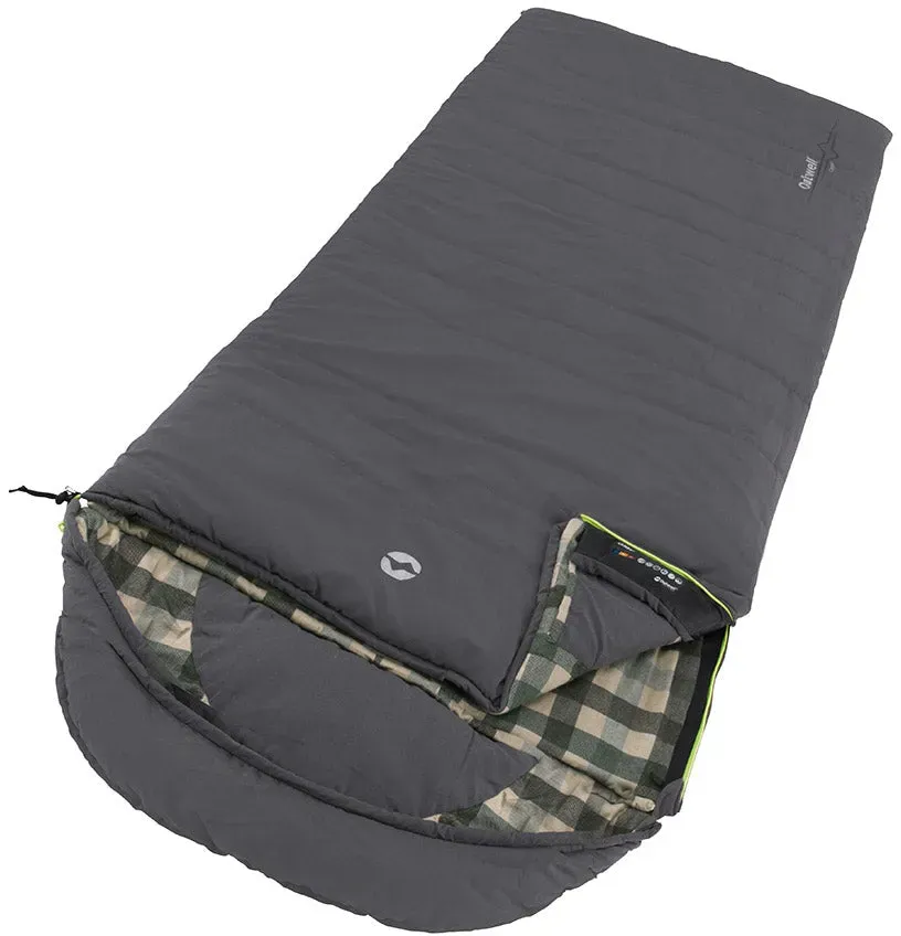 Outwell Camper Schlafsack, grau, Einheitsgröße rechts