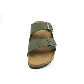 Birkenstock Arizona, 44, Pantoletten - Grün