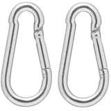 PRO PLUS Karabinerhaken 2 Stk. Metall 5x50mm