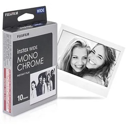 Fujifilm Instax Film Monochrome für 10 Aufnahmen Wide