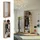 Vicco Kleiderschrank Elmo 80 x 200 x 50 cm Braun
