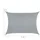 Relaxdays Sonnensegel HDPE Grau,