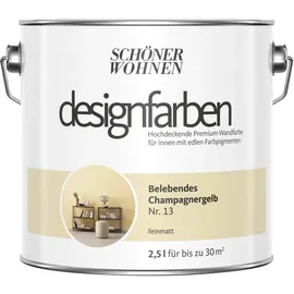 Schöner Wohnen Designfarben 2,5 l belebendes champagnergelb