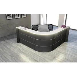 Kerkmann BARI weiß, anthrazit 235,0 x 235,0 x 112,0 cm
