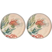 Rose & Tulipani Sea Life Obst-Teller, 2er-Set