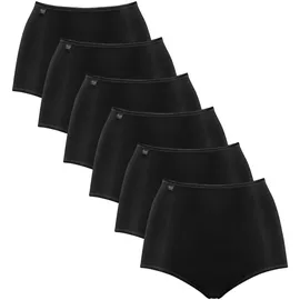 SLOGGI Slip 6er Pack Schwarz 46