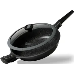 STONELINE Schmorpfanne »Imagination PLUS«, Aluminiumguss, Steinpartikel-Beschichtung, Ø 28 cm, Induktion STONELINE anthrazit
