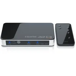 Primewire 3-Port HDMI UHD 4k 60Hz Umschalter inkl. Fernbedienung 1x HDMI OUT / 3x HDMI IN