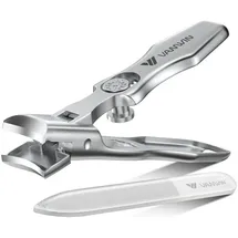 luxuskollektion Extra scharfer Nagelknipser mit Lederetui und Aufbewahrungsbox