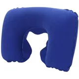 1 x tragbares aufblasbares U-förmiges Nackenkissen, Reisekissen, bequemes Kissen, Büro, Luftkissen, Flugzeug, Fahren, Nickerchen, Unterstützung, Kopfstütze, modisch, praktisch
