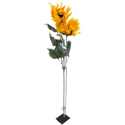 Topline Blumenstrauß mit 3 Sonnenblumen und Ständer 200.038 Wohndekoration Ku...