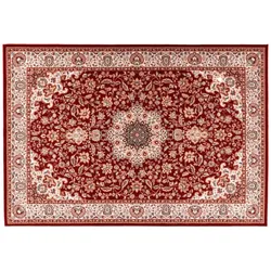 THEKO Wollteppich  Dolna , rot , Wolle , Maße (cm): B: 80 H: 1