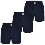 MG-1 Boxershorts Dunkelblau S 3er Pack