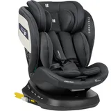 Kikkaboo Kindersitz i-Cruise i-Size (40-150 cm) SPS, Sitz 360° drehbar, Isofix dunkelgrau