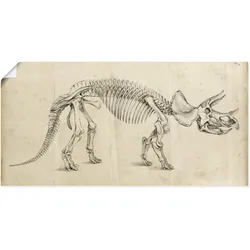 Artland Wandbild »Dinosauria Lehre II«, Dinosaurier, (1 St.), als Alubild, Outdoorbild, Poster in verschied. Größen Artland Farbe Bild(er): naturfarben
