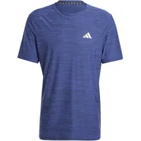 Adidas Herren Train Essentials Stretch Training Tee, Dark Blue/Black/White, M