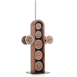 NOHRD WeightPlate Tower Nussbaum Kurz-und Langhantel-Set
