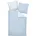 Modernclassic Unifarben Blau 155 x 220 cm 80 x 80 cm