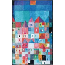 Wash+Dry Colourful Houses 75 x 120 cm Mehrfarbig