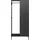 [en.casa] Kleiderschrank Puumala 80 x 180 x 45 cm Schwarz