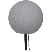 StarTrading Kugelleuchte Kunststoff D: 50 cm 1x E27 grau
