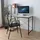 MCW Schreibtisch, mit Regal MCW-K81, Laptoptisch Bürotisch Arbeitstisch, 100x60cm Metall MDF ~ Marmor-Optik weiß