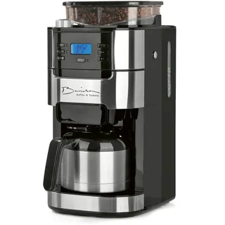 Barista Kaffeemaschine mit Mahlwerk edelstahl/schwarz