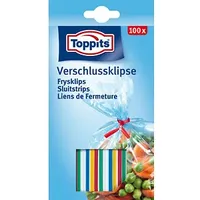 Toppits Verschlussclips mehrfarbig, 100 St.