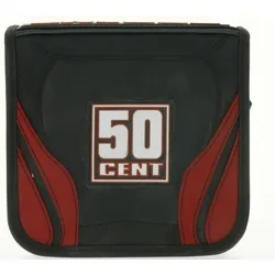 50 Cent CD-Hülle von dem bekannten Sänger für 24 CD ́s Schwarz/Rot - One-Size