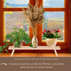 Weigla "Weihnachtsdeko, Made in Germany", beige Natur (L/H/T):70,0cmx11,0cmx7,5cm NEU