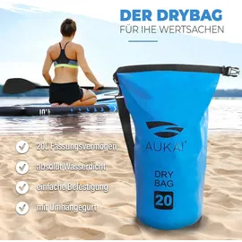 Aukai SUP Board 320 x 76 x 15 cm blau