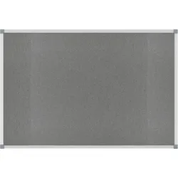 MAUL Pinnboard MAULstandard Textil, 90 x 180 cm  - grau