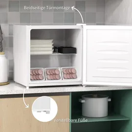 Homcom Mini-Gefrierschrank 35 L Weiß