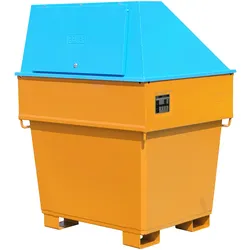 Bauer MobiCont Tankstellen MD 800 lackiert RAL2000 Gelborange Gefahrgut Container