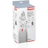 Rayen Bügelbrett & Bügeleisenbügel | mit Wärmedämmung Universell Maße: 43x31.3x15 cm, weiß