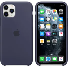 Apple iPhone 11 Pro Silikon Case mitternachtsblau