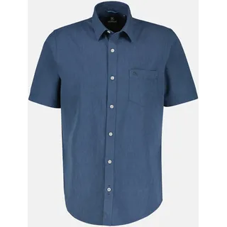 Lerros Leinenhemd »LERROS Lässiges Baumwoll-Leinenhemd, unifarben - Classic Navy S